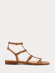 Lauren Ralph Lauren Everley Gladiator Style Leather Sandals - Image 2 of 4