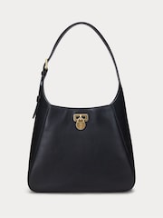 Lauren Ralph Lauren Tanner Lock Structured Leather Bag - Image 1 of 6
