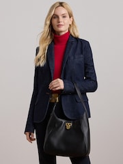 Lauren Ralph Lauren Tanner Lock Structured Leather Bag - Image 6 of 6