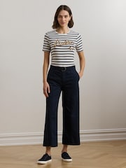 Lauren Ralph Lauren Katlin Stripe Jersey Top - Imagen 3 de 5