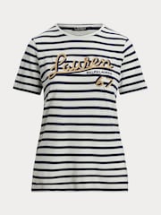 Lauren Ralph Lauren Katlin Stripe Jersey Top - Imagen 5 de 5