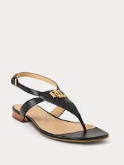 Lauren Ralph Lauren Everley Leather Sandals - Image 1 of 4