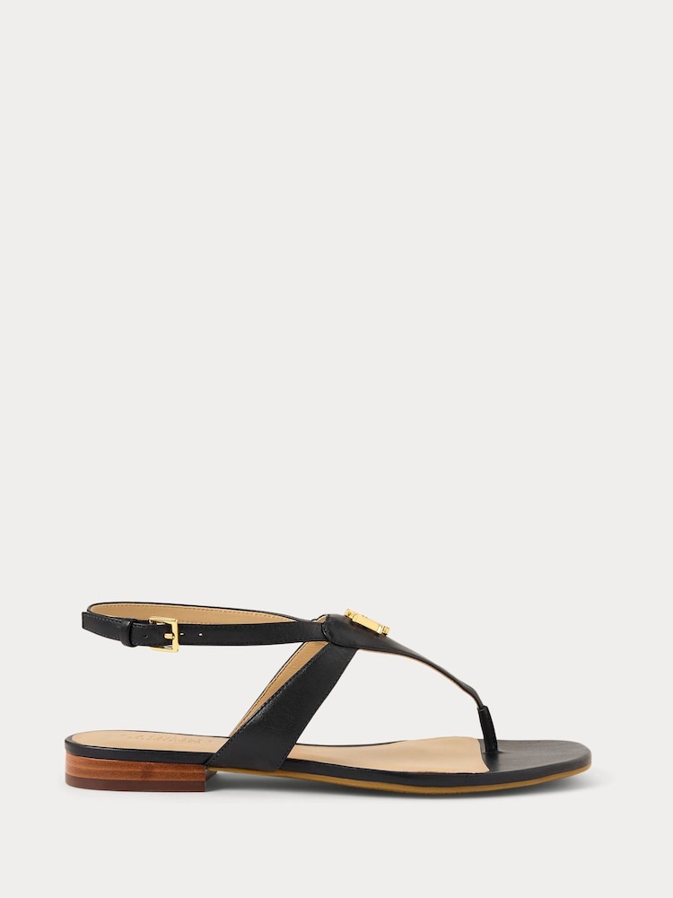 Negro - Sandalias de cuero Everley de Lauren Ralph Lauren - Imagen 2 de 4 Negro - Sandalias de cuero Everley de Lauren Ralph Lauren - Imagen 2 de 4