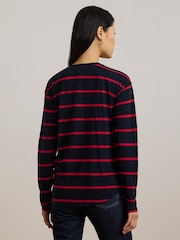 Lauren Ralph Lauren Belkis Striped Knit T-Shirt - Bild 2 von 5