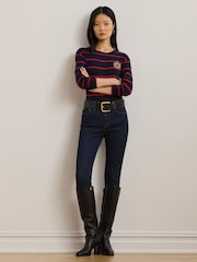 Lauren Ralph Lauren Belkis Striped Knit T-Shirt - Bild 3 von 5