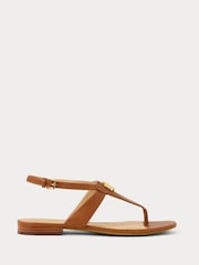 Lauren Ralph Lauren Everley Leather Sandals - Image 2 of 4