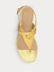 Lauren Ralph Lauren Everley Leather Sandals - Image 3 of 4