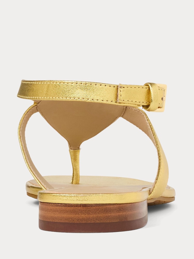 Lauren Ralph Lauren Everley Leather Sandals - Image 4 of 4