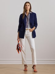 Lauren Ralph Lauren Jamelko Striped Shirt - Image 4 of 6