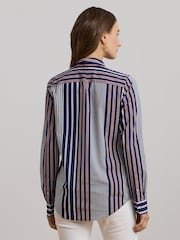 Lauren Ralph Lauren Jamelko Striped Shirt - Image 5 of 6
