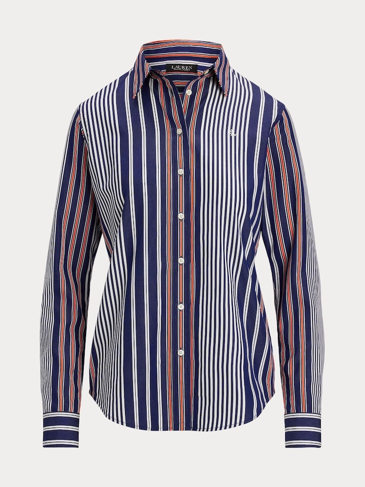 Lauren Ralph Lauren Jamelko Striped Shirt - Image 6 of 6