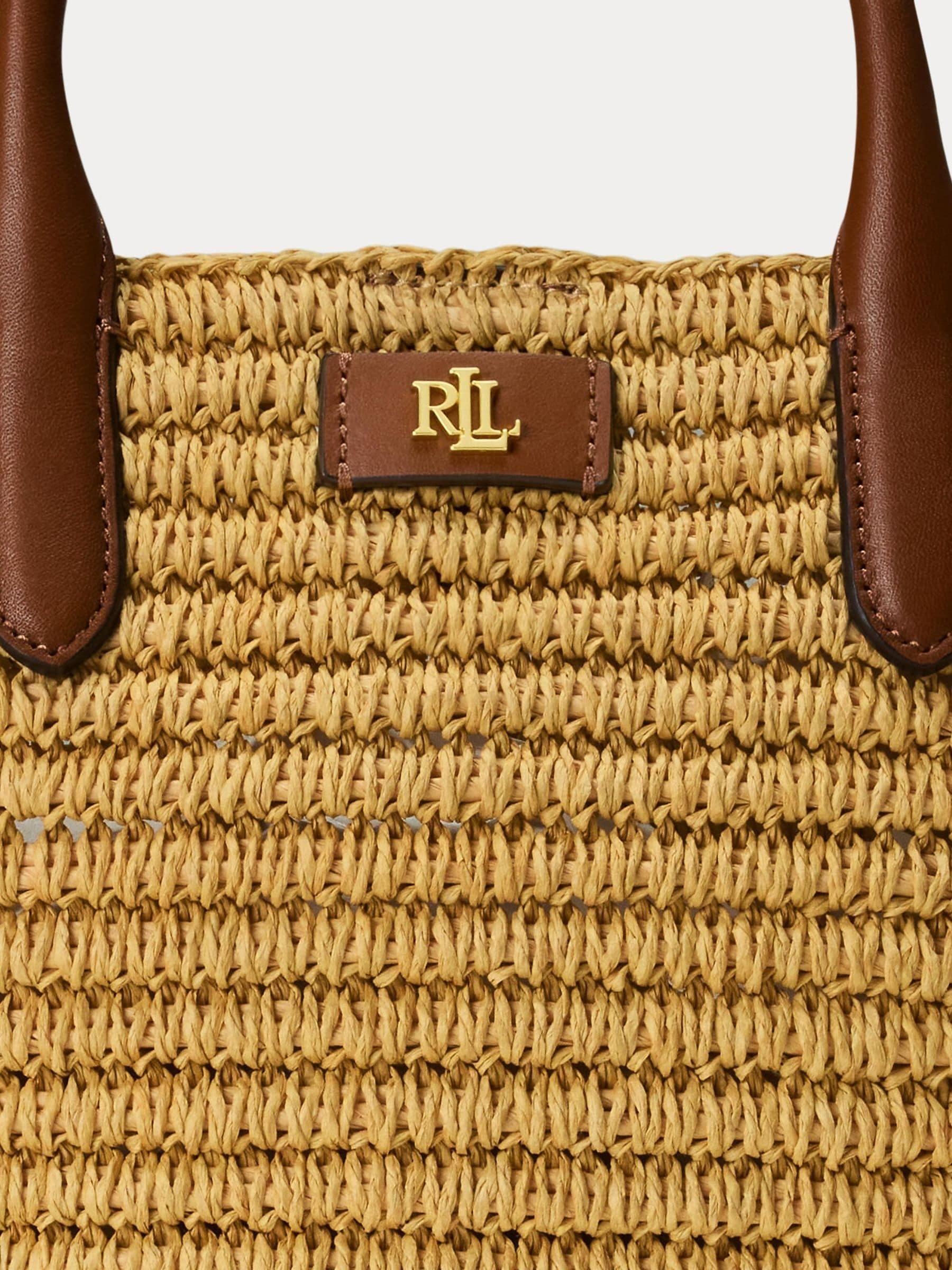 Buy Lauren Ralph Lauren Natural Brie Straw Raffia Tote Bag