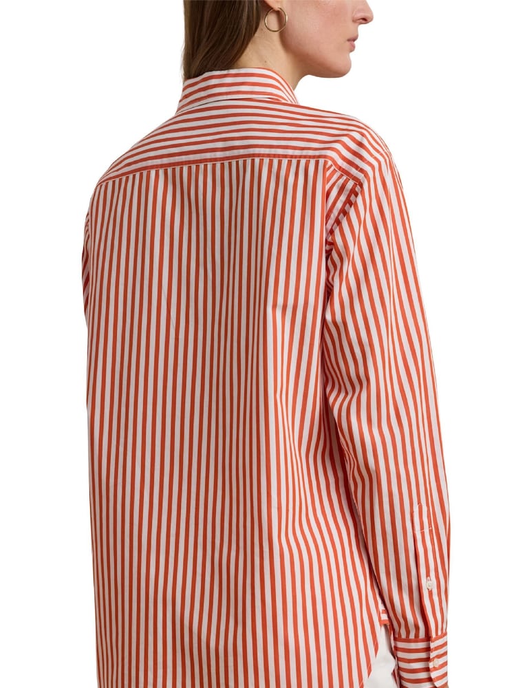 Lauren Ralph Lauren Kotta Stripe Embroidered Logo Shirt - Image 5 of 9