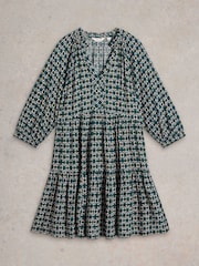 White Stuff Green Sophia Dress - Image 5 of 6