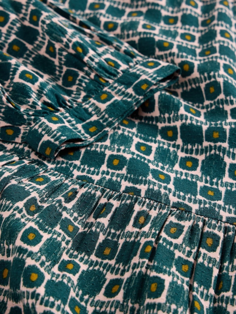 White Stuff Green Sophia Dress - Image 6 of 6