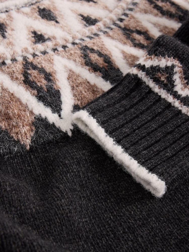 White Stuff Black Mono Fairlise Jumper - Image 6 of 6