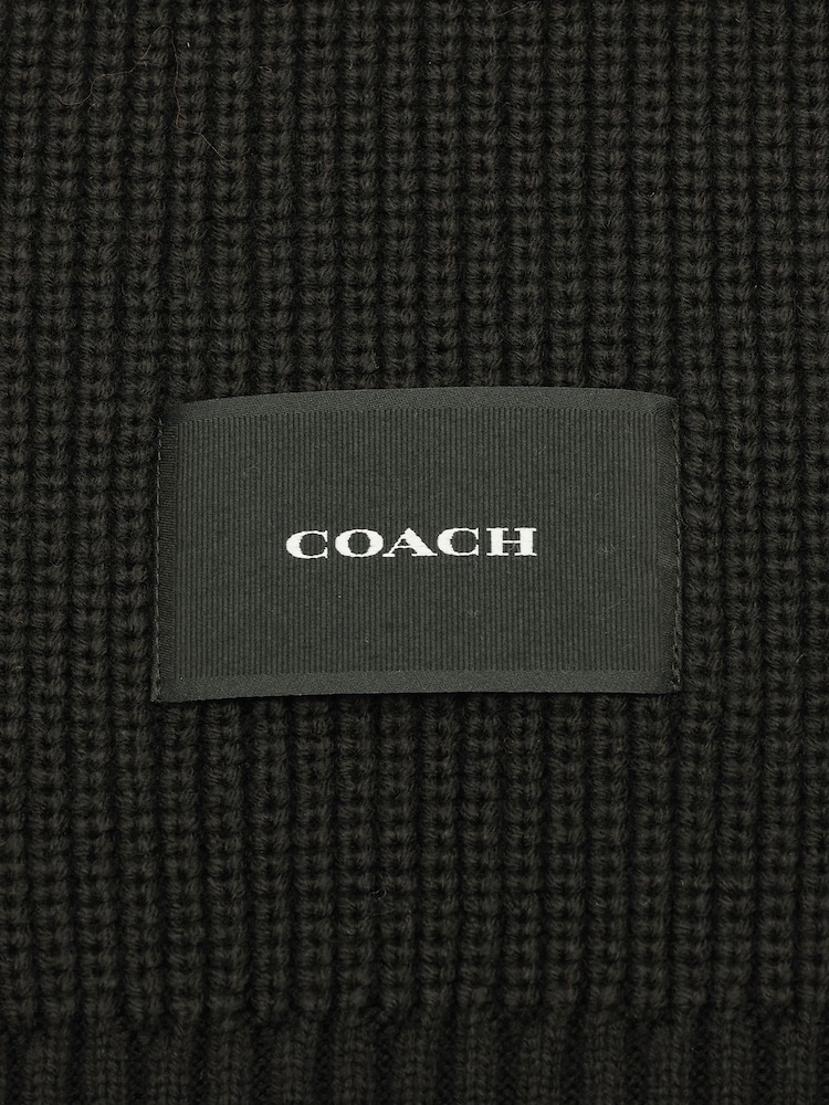 COACH Woven Patch Knit Scarf - Imagen 3 de 3