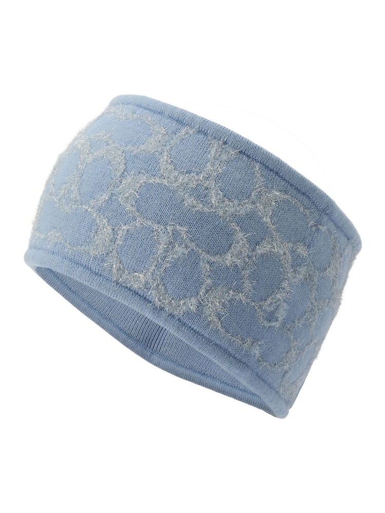 COACH Blue Signature C Metallic Headband - Image 1 of 3
