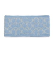 COACH Blue Signature C Metallic Headband - Image 2 of 3