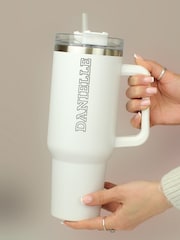 PMC Personalised 40oz White Travel Cup - Image 2 of 3