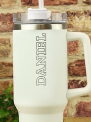 PMC Personalised 40oz White Travel Cup - Image 3 of 3