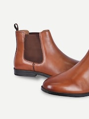 Off The Hook Brown Trueman Leather Chelsea Boots - Image 4 of 6