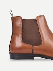 Off The Hook Brown Trueman Leather Chelsea Boots - Image 5 of 6