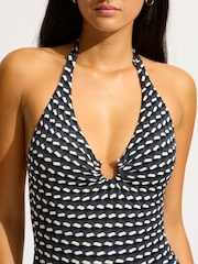 Seafolly Ring Front Halter Swimsuit - Image 4 of 4