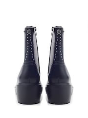 Moda in Pelle Arvert Stud Detailed Sock Ankle Black Boots - Image 3 of 4