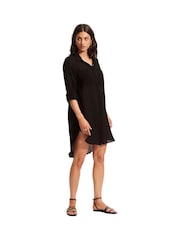 Seafolly Crinkle Twill Beach Coverups - Image 3 of 7