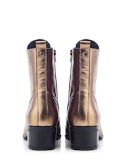 Moda in Pelle BEZZIE LACE UP LEATHER ANKLE BOOT - Image 3 of 4