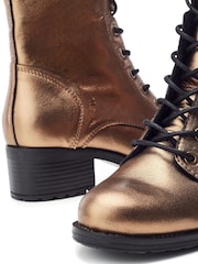 Moda in Pelle BEZZIE LACE UP LEATHER ANKLE BOOT - Image 4 of 4