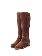 Moda in Pelle Rodell Chunky Side Zip Long Boots - Image 2 of 4