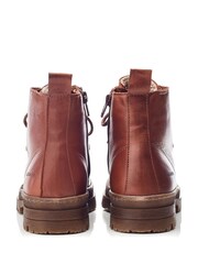 Moda in Pelle Orchid Apron Toe Slab Ankle Boots - Image 3 of 4