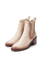 Moda in Pelle Omally Cording Detail Leather Chelsea Boots - Image 2 of 4