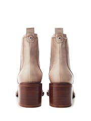 Moda in Pelle Omally Cording Detail Leather Chelsea Boots - Image 3 of 4