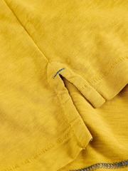 White Stuff Yellow Abersoch Short Sleeve 100% Cotton T-Shirt - Image 6 of 6