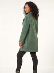 Roman Green Petite Buttoned Coat - Image 3 of 5