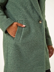 Roman Green Petite Buttoned Coat - Image 5 of 5