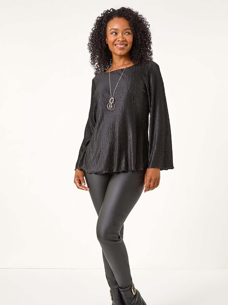 Roman Petite Pleated Necklace Top - Imagen 2 de 5 Roman Petite Pleated Necklace Top - Imagen 2 de 5