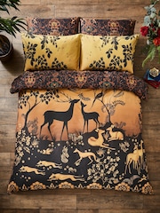 Joe Browns Black Forest Scene Reversible 200TC Cotton Sateen Duvet Cover and Pillowcase Set - Image 1 of 5