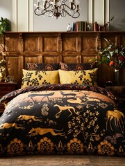 Joe Browns Black Forest Scene Reversible 200TC Cotton Sateen Duvet Cover and Pillowcase Set - Image 3 of 5