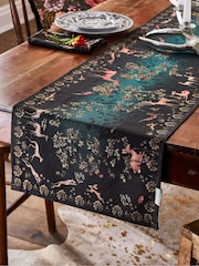 Joe Browns Green Forest Print Tassel-Trim Table Runner - Image 1 of 4