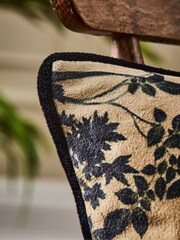 Joe Browns Black Reversible Autumn Forest Velvet Cushion - Image 3 of 5