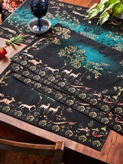 Joe Browns Green Set of 4 Forest Print Cotton Placemats - Image 1 of 4