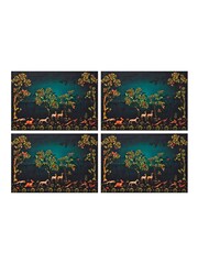 Joe Browns Green Set of 4 Forest Print Cotton Placemats - Image 4 of 4