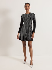 Phase Eight Black Lexie Stud Dress - Image 3 of 7