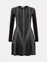 Phase Eight Black Lexie Stud Dress - Image 7 of 7