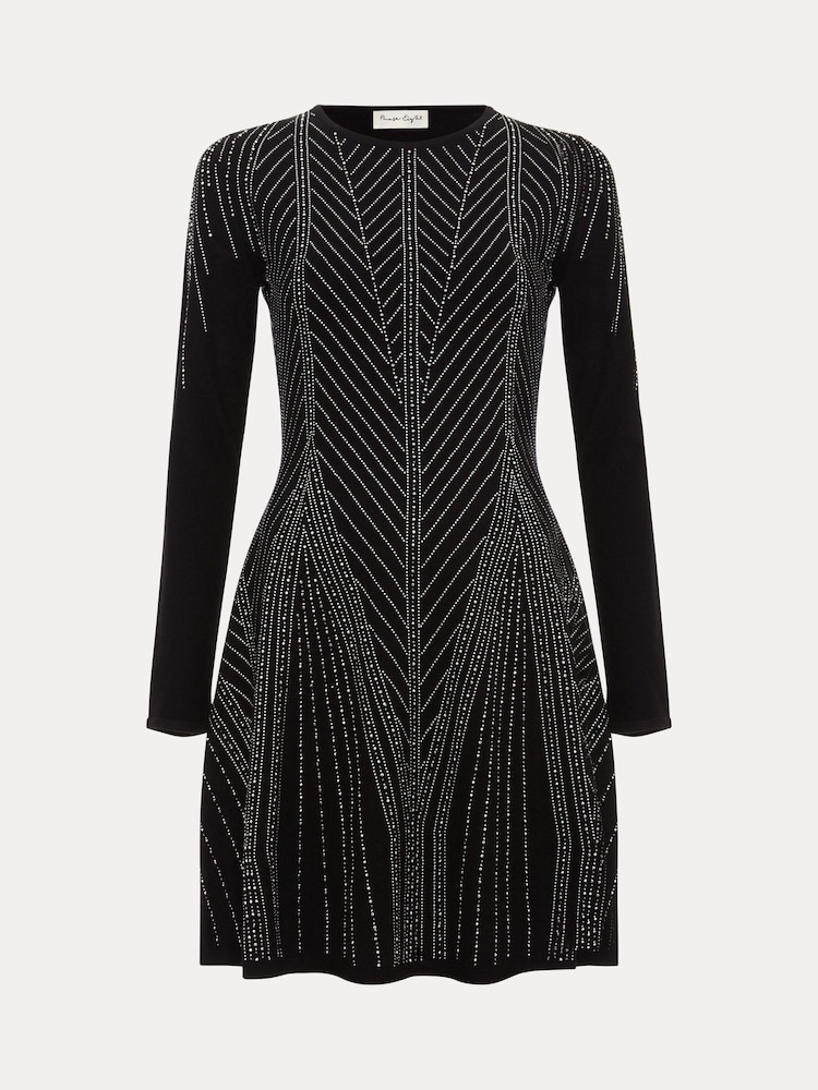 Phase Eight Black Lexie Stud Dress - Image 7 of 7