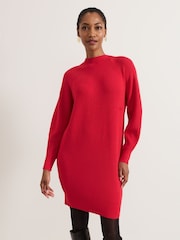 Phase Eight Red Eliana Jumper Dress - Image 1 of 6